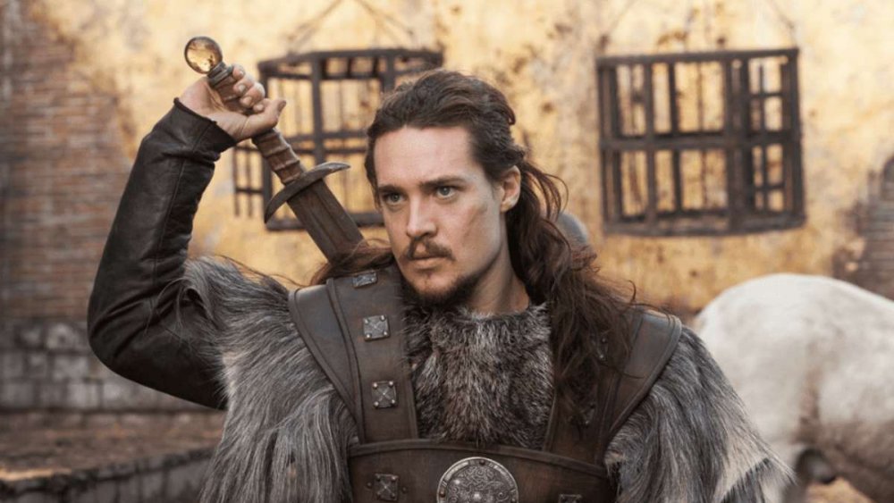 Alexander Dreymon as Uhtred on The Last Kingdom