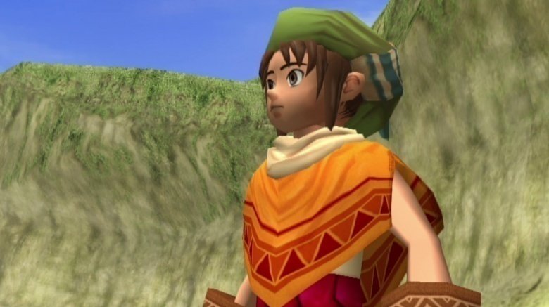 Character in a poncho