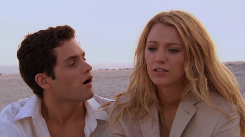 Blake Lively and Penn Badgley in Gossip Girl