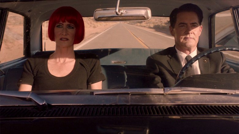 Kyle Maclachlan and Laura Dern in Twin Peaks: The Revival