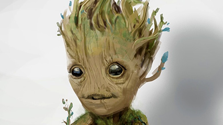 Anthony Francisco Baby Groot concept art