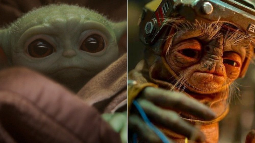 Baby Yoda and Babu Frik