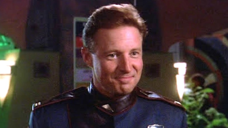 Bruce Boxleitner as Commander John Sheridan on Babylon 5