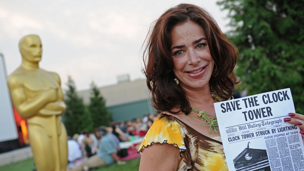 Claudia Wells attend the Academy Awards