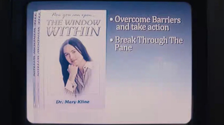A commercial for Mary's book The Window Within in Backrooms (2026)