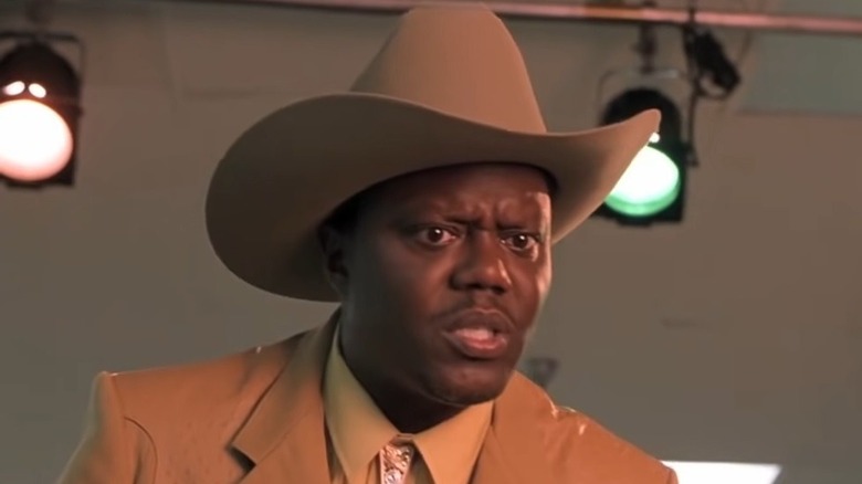 Gin wearing a cowboy hat