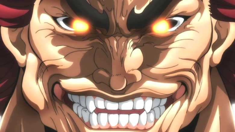 Yujiro with glowing eyes
