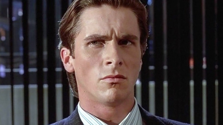 Patrick Bateman looks suspicious