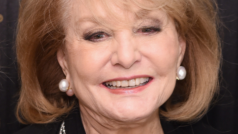 Barbara Walters smiling