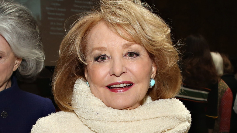 Barbara Walters smiling