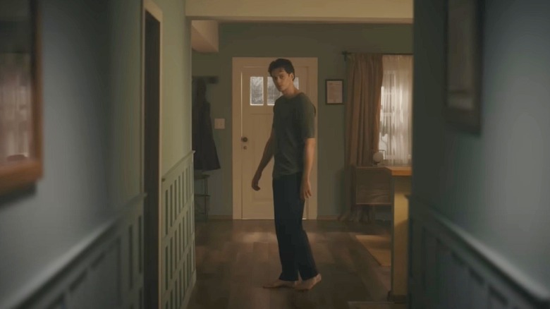 Keith  looking down the hall