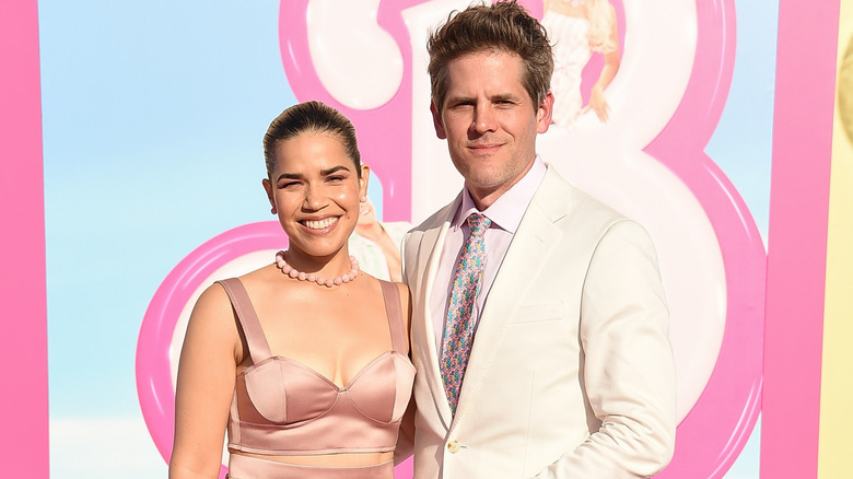 America Ferrera and Ryan Piers Williams smiling