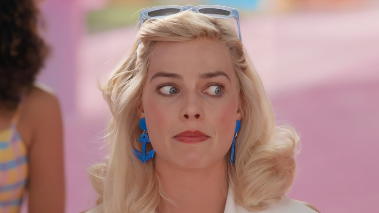 Margot Robbie as Barbie in the trailer for Barbie