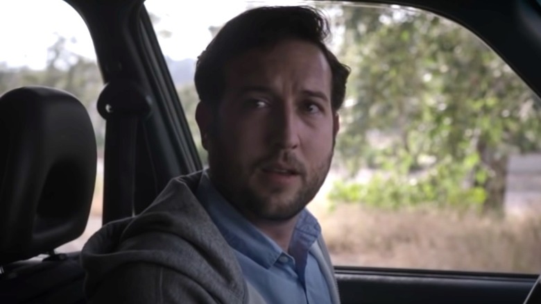 Chris in a car