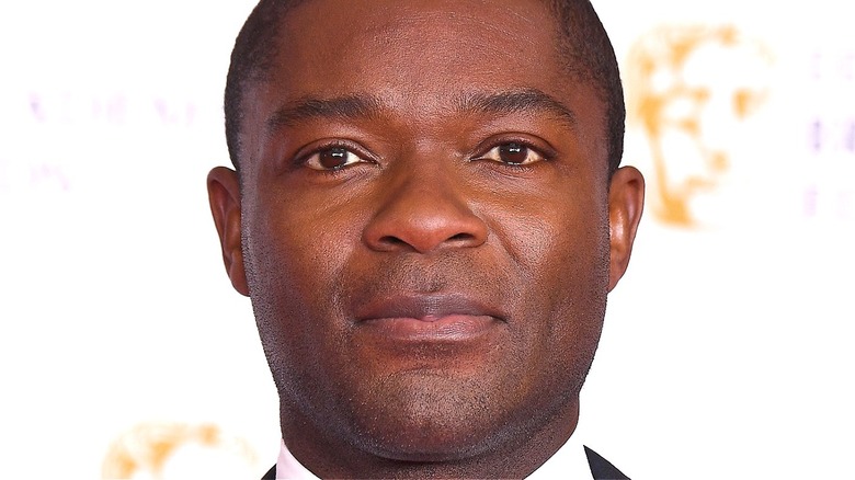 David Oyelowo pauses to have his picture taken