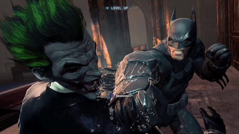 Arkham Origins Batman Joker fight