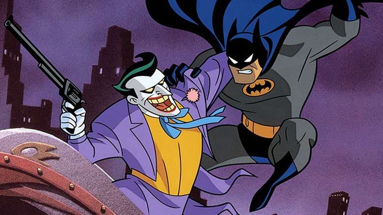 Batman and the Joker fight