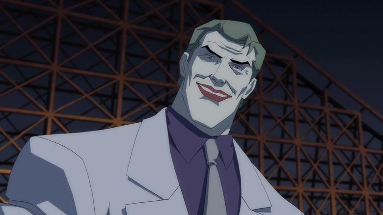 Animated Joker in white suit