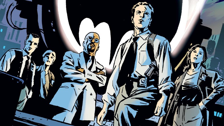 The officers of Gotham Central from Gotham Central #1