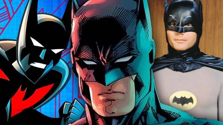 Batman, Batman Beyond, and Adam West's Batman