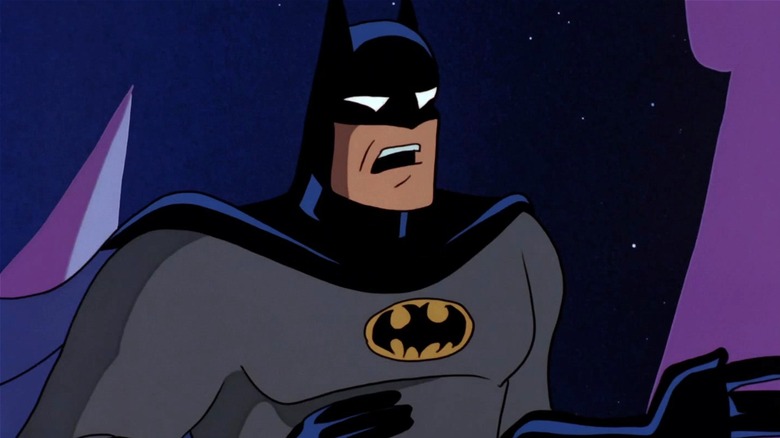 Batman looking confused in Batman: The Animated Series (1992-1995)