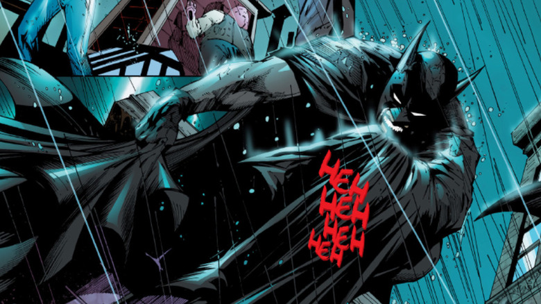 Batman laughing in Batman #673
