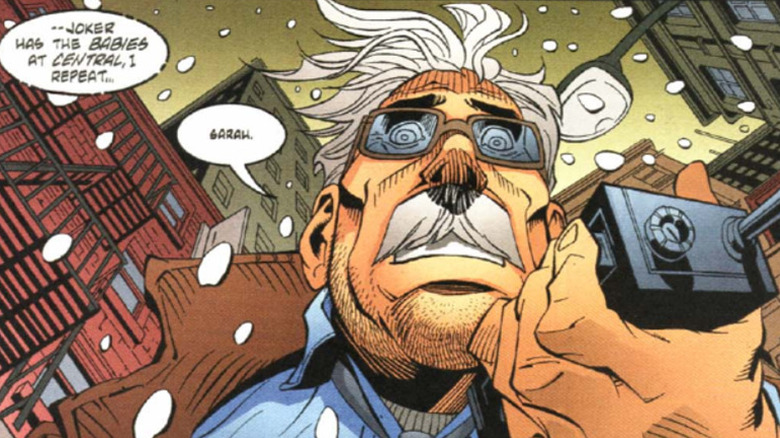 Jim Gordon looking scared in Detective Comics #741
