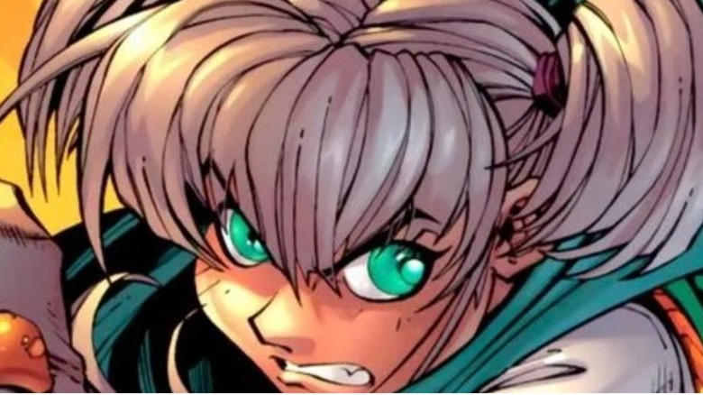 Gully frowning on the cover of Battle Chasers issue four