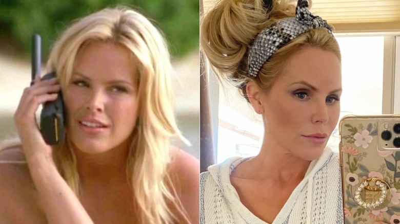 Gena Lee Nolin on "Baywatch" (left) and in 2024 (right)