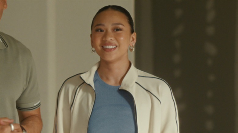 Suni Lee playing herself in "Beef"