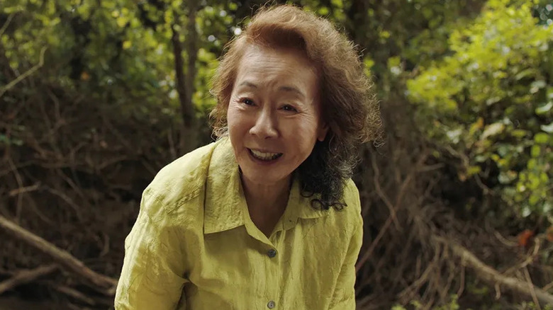 Soon-ja smiling in "Minari"