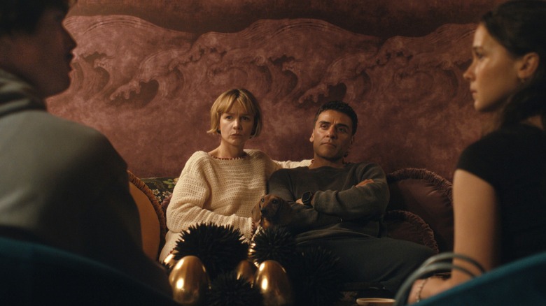 Austin and Ashley sitting across from Lindsay and Josh in 