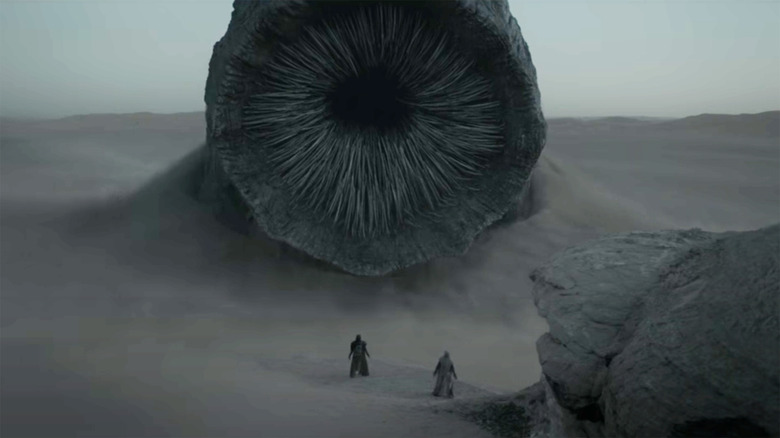 A sandworm on Arakkis