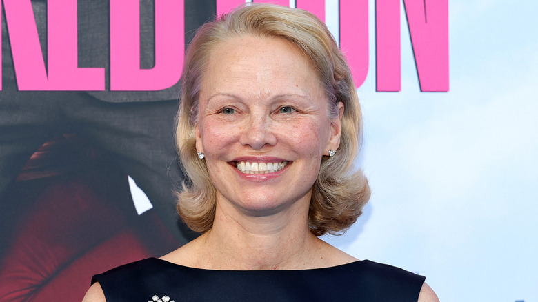 Pamela Anderson on the red carpet