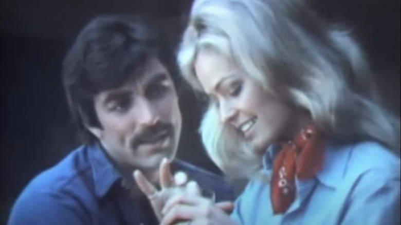 Tom Selleck and Farrah Fawcett in Dubonnet ad