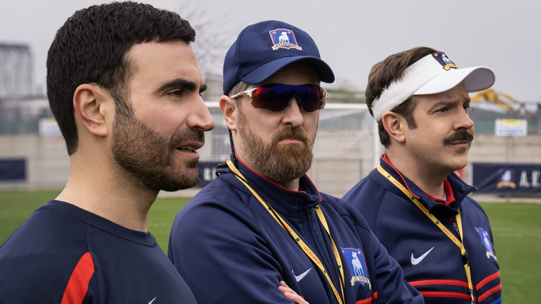 Roy, Coach Beard, and Ted at practice