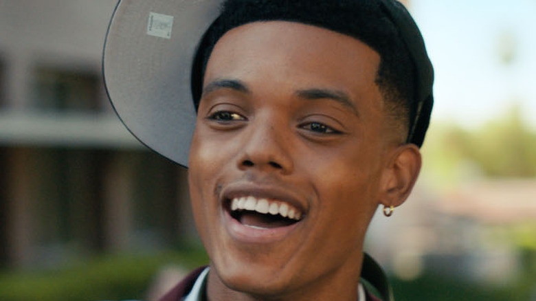 Jabari Banks smiling as Will in Bel-Air