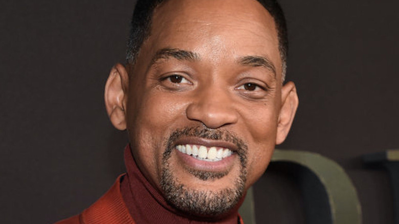 Will Smith smiling at the Bel-Air premiere