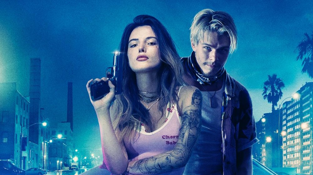 Bella Thorne as Arielle Summers and Jake Manley as Dean Taylor in Infamous