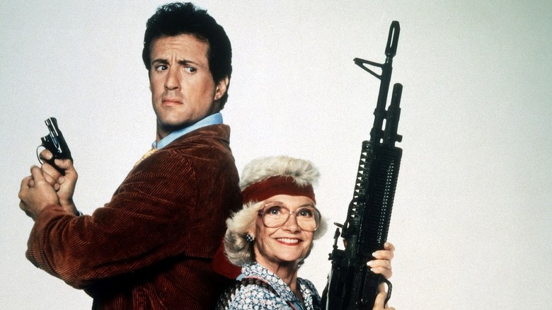 Sylvester Stallone and Estelle Getty in Stop or My Mom Will Shoot!