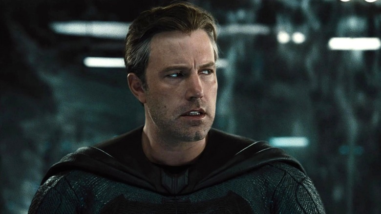 Bruce Wayne glaring in Justice League