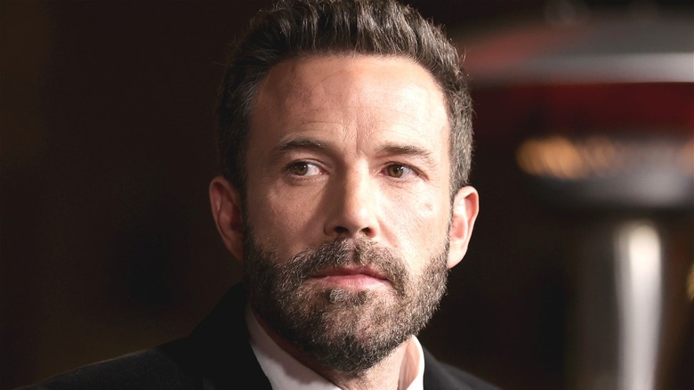 Affleck looking upset