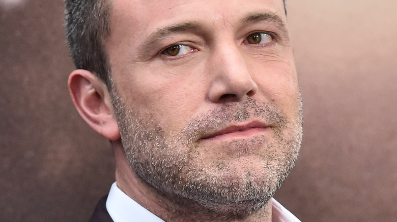 Ben Affleck smirking