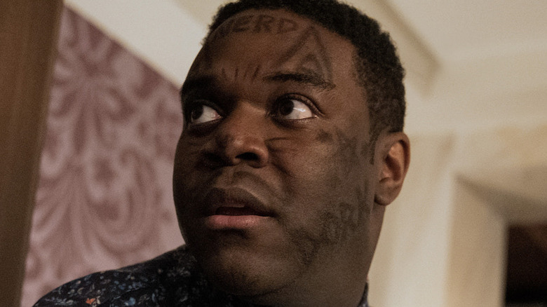Sam Richardson looking alarmed as Aniq in The Afterparty