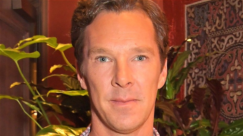 Benedict Cumberbatch staring