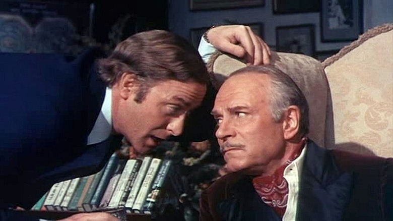 Michael Caine and Laurence Olivier
