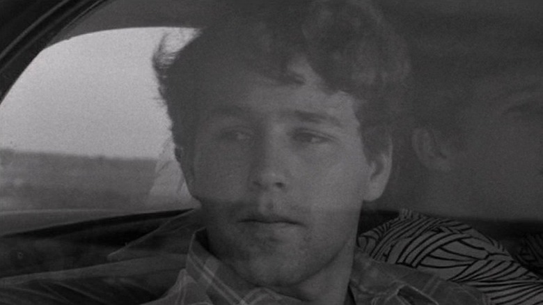 Staring out car window in The Last Picture Show