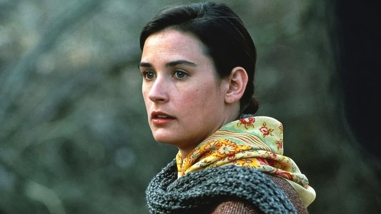 Molly wearing a scarf in We're No Angels