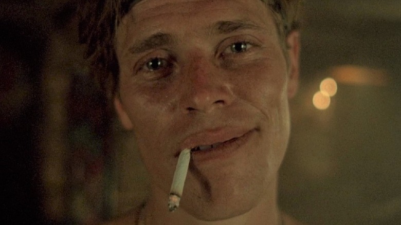 Willem Dafoe smoking