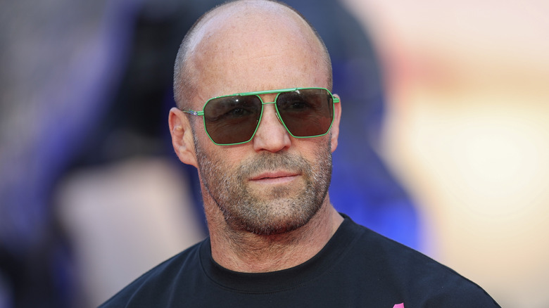 Jason Statham wearing sunglasses